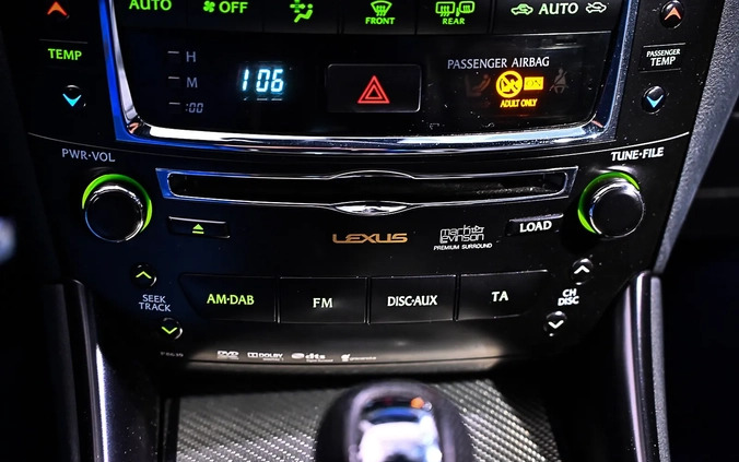 Lexus IS cena 290000 przebieg: 111098, rok produkcji 2012 z Sokołów Podlaski małe 781